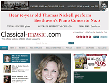 Tablet Screenshot of classical-music.com